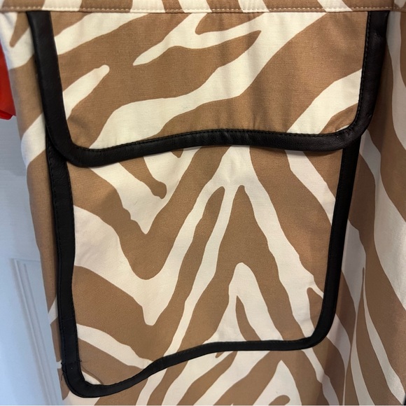 Isaac Mizrahi Giraffe Print Jacket Womens Size XL - Picture 3 of 11